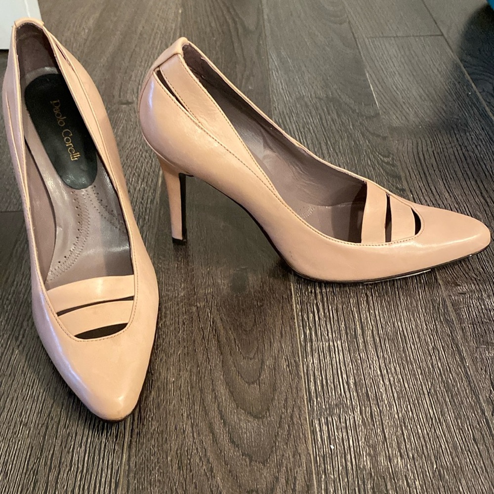 NWOT brésilien leather shoes 4” heals